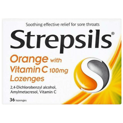 Strepsil Orange Vitamin C 36's