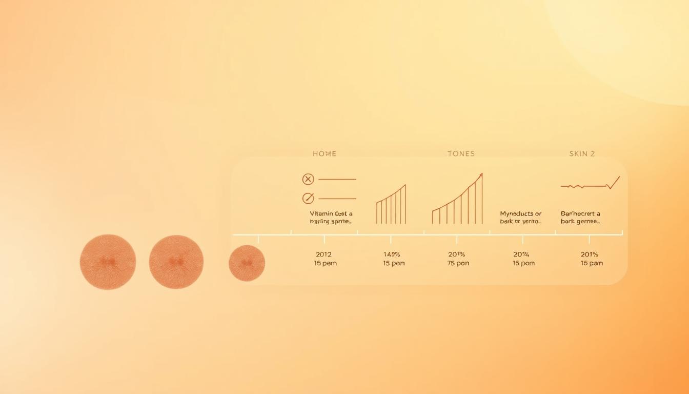 Vitamin C timeline for hyperpigmentation reduction